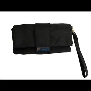 Viktor & Rolf Makeup Bag Wristlet Purse Case Black Nylon